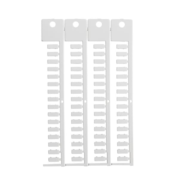 Terminal Block Tag Polycarbonate 10.00 mm H x 4.00 mm W Box of 1024 Pieces, 1024PK